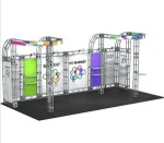 Global  cheap used DJ stand trade show steel  display design Exhibit booth lighting truss stage truss aluminum truss display