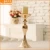 Import gold plated wedding decoration centerpieces candle holder for sale from China