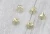 Import Gold Plated Wedding White Pearl Hair Twists Swirls Pins Spirals Star Hair pins from China