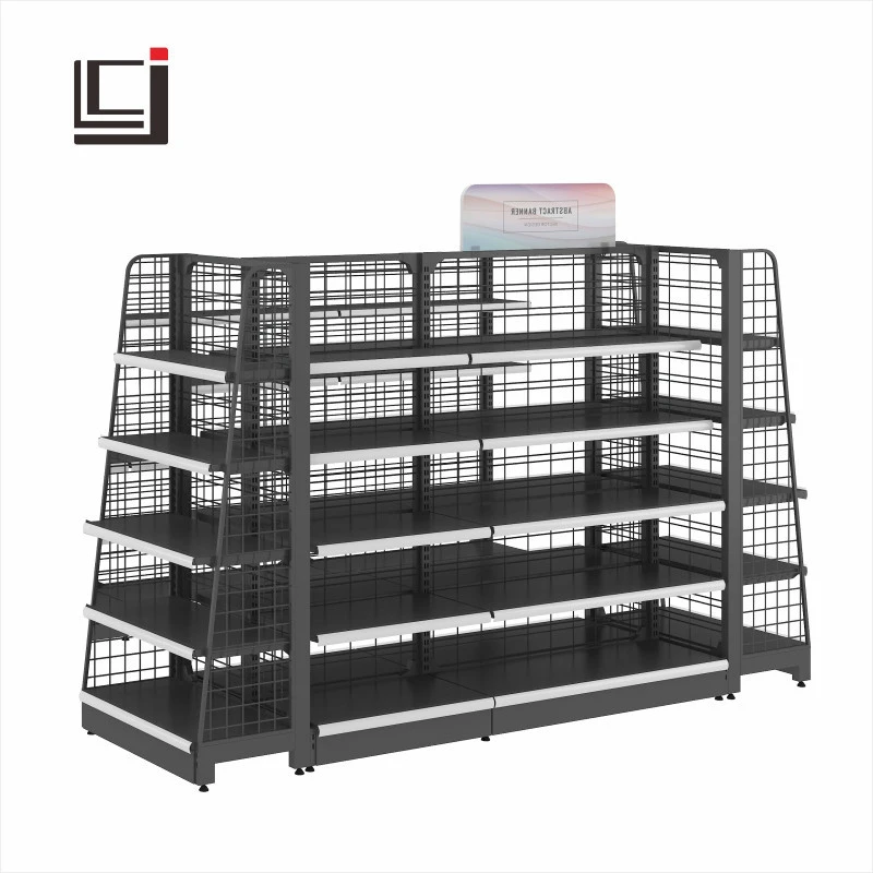 Good quality and good price Shelf display steel rack for store display supermarket shelf gondola