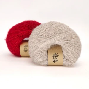 good quality hairy mohair blend wool yarn with textile yarn for hand knitting yarn crochet