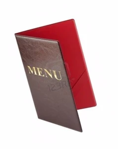 Good Quality India Supply A4 Menu Folder Luxury Leather Restaurant Menu