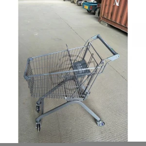Good Quality Wire Mesh Supermarket 125l Grocery Trolley