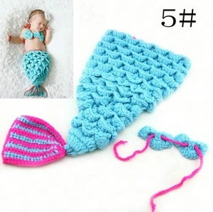 H0T037	New Baby Boy Girl Crochet Beanie Costume Outfit Set Hat 0-3 3-6 Mhts Photo Props