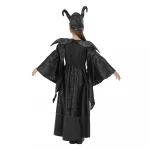 Halloween Maleficent Witch Child Acting Costume Stage Performance Costume Sports Conversational Drama Cute Costume