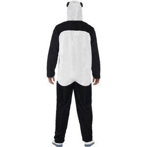 Halloween mascotte plush pajamas suit head fancy dress kungfu mascot adult man panda costume
