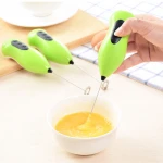 Handheld Automatic Battery Powered Stainless Steel Mini Electric Coffee Milk Frother For Hotel