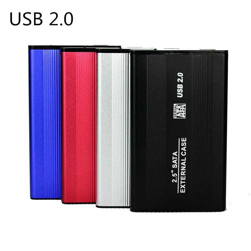 Handisen 2.5 Inch  External HDD  Enclosure USB 2.0 to SATA Hard Disk Case Housing for 9.5mm 7mm WD, Seagate, Toshiba, Samsung
