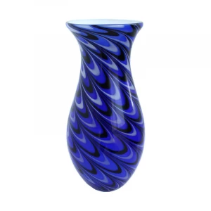 Handmade decorative elegant tabletop vase glass