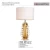 Import Handmade Stained Glass Table Lights Crystal Table Lamps for Living Room with Amber Color Coloured Glaze Light from China