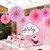Import Hanging Pink Paper Fans Decoration Kit Round Paper Garlands for Wedding Birthday Party Baby Showers Events Accessories Set of 6 from China