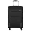 Hanke expandable travel fabric luggage bag case factory price trolley soft suitcase luggage