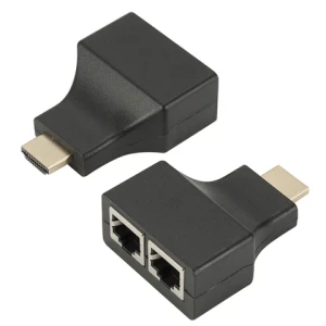 HDMI to RJ45 dual network cable 30M network extender 1080P for HDMI