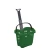 Import HDPP sturdy plastic 2 wheels rolling shopping basket from China