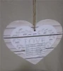 Heart Shaped Christmas Hanging Ornaments Wall Plaque
