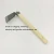 Import heat treated Carbon steel hoe single-handed farming tools wooden handle hoe from China