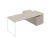 Import Heavy Duty Office Desk with White Legs for Home Simple Design Office from China