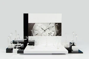 High End Custom omega Watch Tabletop Display Stand OEM Factory Cheap Custom Fancy Acrylic Tabletop Wrist Pocket Watch