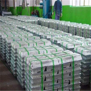 High Grade zinc ingot price, zinc alloy ingot 99.99% per ton in china wholesale