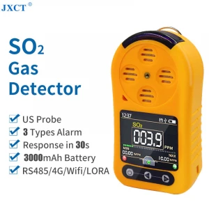 High performance portable handheld sulfur dioxide so2 meter gas analyzer with Cloud management