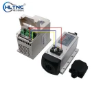 High-quality 1set 1.5kw 110v/220v Inverter + Collet ER11+ Air cooled square spindle motor kit for milling machine spindle