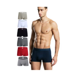 High quality 95%cotton and 5%spandex custom underwear men boxer briefs sexy men underwear