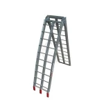 High quality arched aluminum folding ramp, suitable for atV motorcycles, scooters and lawn mower ramps