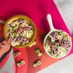 High quality Butterfly shape baby noodles wholesale noodles chinese noodles vegetarian food