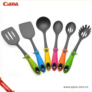 High Quality Colorful Cooking 6pcs Nylon Kitchen Utensils
