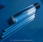 high quality custom size flexible solid tube plastic clear acrylic curtain rod