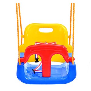 High Quality Garden Safe Swing Chair Plastic Hanging Baby Toddler Indoor Swing