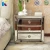 Import High quality hotel bedroom furniture mirror nightstand with 3 drawers mirrored furniture from China