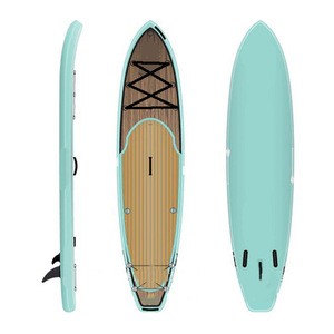 High Quality Inflatable Drop Stitch Surfing Board SUP Paddle Board bamboo sup
