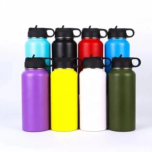 High Quality Keep Hot/ Cold  Stainless Steel Water Bottle Hydro Thermos Vacuum Flask with Custom Logo