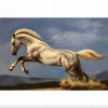 High Quality Modern Wall Art Running Horse Painting Canvas