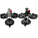 High Quality New Design Aluminum 2.7 Inch Suction Cup with 1/4 Screw and Three Adsorption Button Essential Camera Accessories