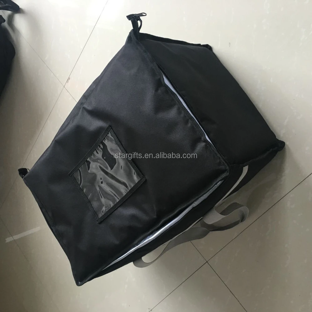High quality reusable large soft sided restaurant delivery food cooler bag
