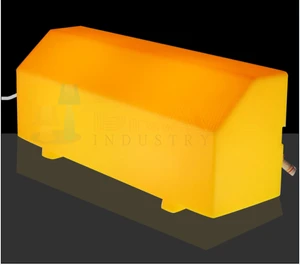 High quality SGS RoHS Certification and IP65 IP rating granite solar led curbstone LED marbleize curbstone