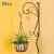 Import Home and garden decor metal plant hanger planter with bracket wrought iron crafts metal plant Hanging Basket from China