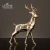 Import Home Decor Gold Pieces Living Room Interior Nordic Table Ceramic Craft Animal Ornaments Luxury Golden Elk Decoration Home Decor from China