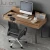Import Home Office Furniture Space Saving Industrial Wood Particle Board Metal Legs Frame PC Computer Desk with Drawers from China