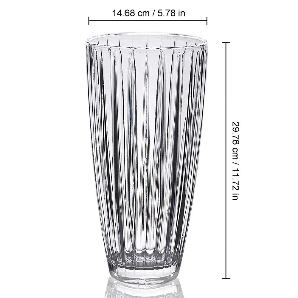 Home Simple Modern Glass Flower Vase Fashion Decor Glass for house table decoration and wedding party