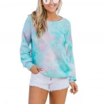 Hoodie Custom apparel design multi colored crop top manufacturer oem print crew neck sweat gym streetwear Fashion