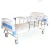 Import Hospital Furniture Medical Single Crank Manual Adjustable Patient Treatment Bed On Wheels hospital equipments prices from China