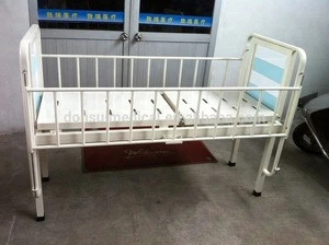 Hospital Powder Coated Steel Manual Medical Bed For Children(One Crank)