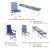 Import hospital Steel spraying medical folding sofa chair from China
