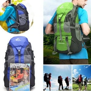 Hot 50L Large Waterproof Climbing Hiking Backpack Rain Cover Bag Camping Mountaineering Backpack Sports Outdoor Bike Bag
