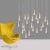 Import Hot Designer LED Water Drop Pendant Light Minimalist Loft Crystal Hanging Lamp Creative Restaurant Light from China