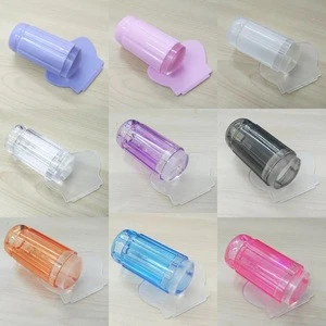hot new 3x7cm transparent jelly nail art stamping tool