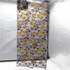 hot  piece dyed colorful  3D flowers pattern nylon polyester cotton  French lace fabric  for  women dress